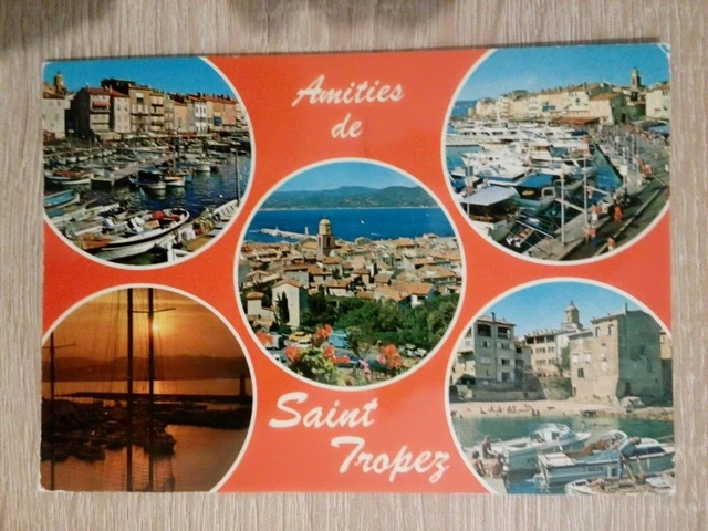 Cpsm Cpm  Carte Postale Var  Saint Tropez Différentes Vues