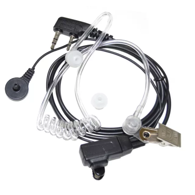 2 Pin Hands Free Headset for Baofeng UV BF Series Two-way Radio (1 or 2 or 4pcs)