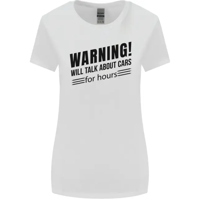 Warning Volontà Parlare About Auto Donna più Ampia Taglio T-Shirt