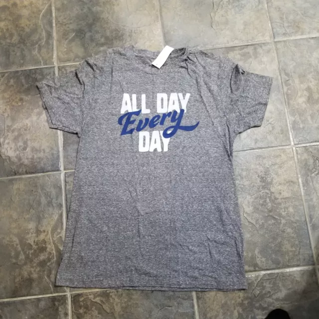 Kid Dangerous gray All Day Everyday Graphic Tee,  medium shirt short sleeve crew