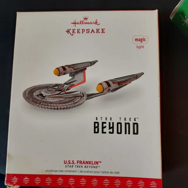 Hallmark Keepsake Star Trek Beyond USS Franklin Keepsake Ornament 2017 Starship