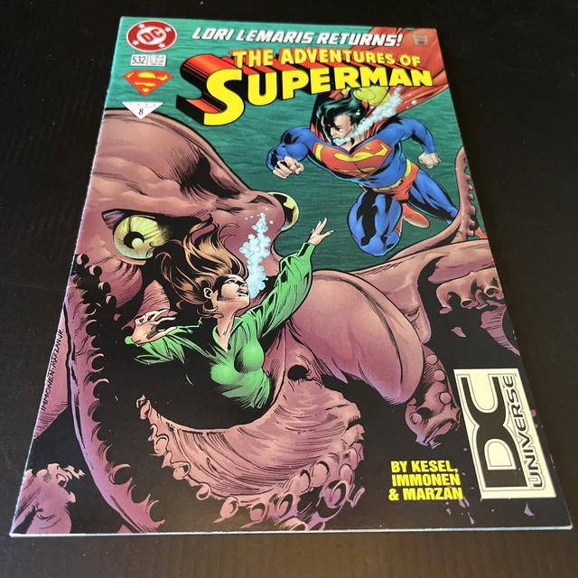 The Adventures of Superman #532 (Feb. 1996) Low Print DC Universe Logo Variant!