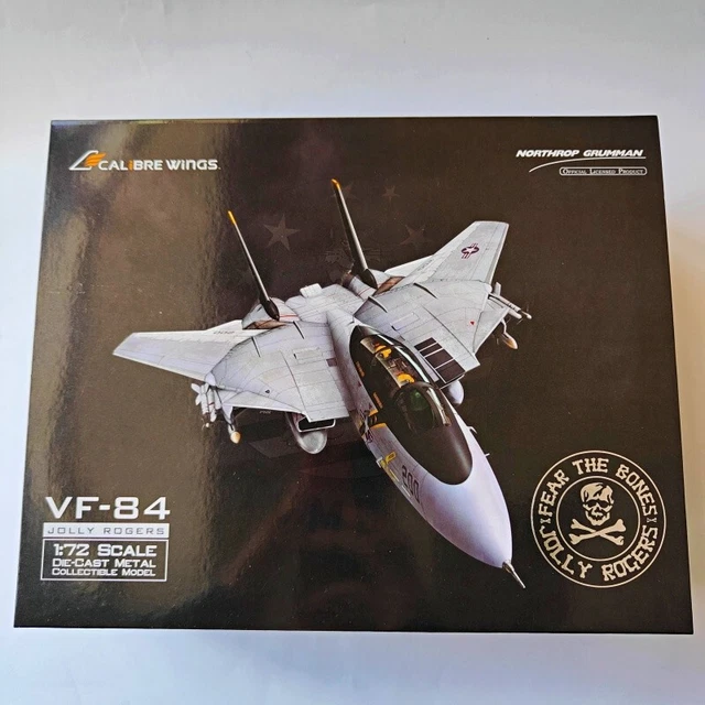 Maquette F-14A Tomcat Calibre Wings 1:72 - Édition Limitée Jolly Rogers Fear The Bones, Diecast, Neuf, Collectionneur !
