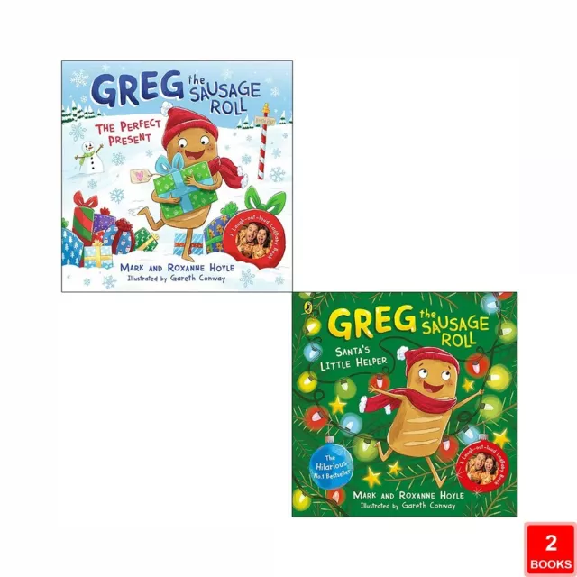 Greg the Sausage Roll Series Collection 2 Books Set By Mark Hoyle, Roxanne Hoyle