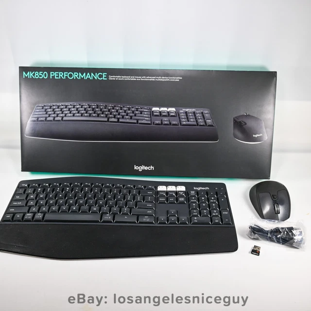 LOGITECH MK850 MULTIDEVICE Wireless K850 Keyboard & M720 Mouse Combo 3