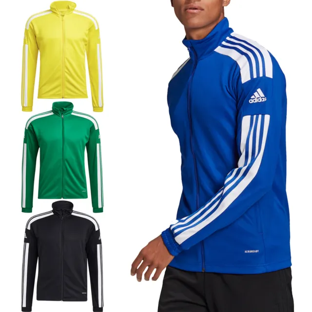 Adidas giacche da allenamento da uomo Squadra 21 cerniera completa top sportivi giacca in jersey