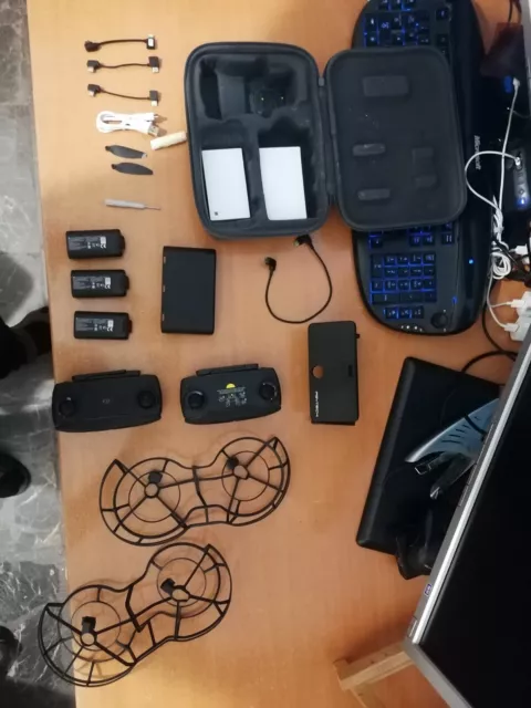 Mavic Mini, controladores, baterías, cargador y otros componentes