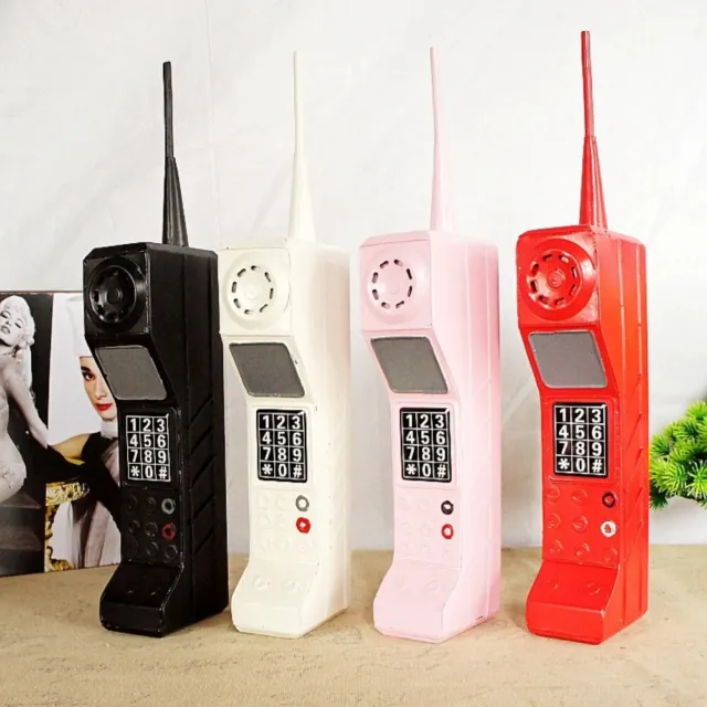 Old Classic Design Brick Cell Phone Decoration Crafts Telephone Model  Bar