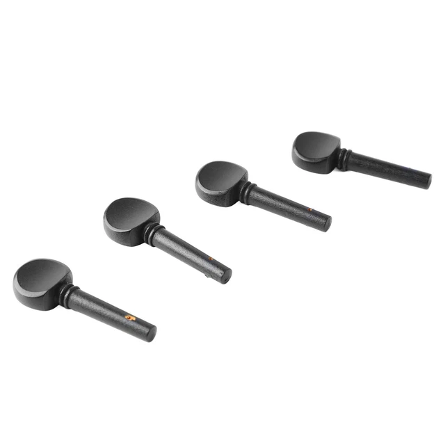 (M00590) Violino Peg Portatile Bellissimo Aspetto Nero Facile Installazione Violino