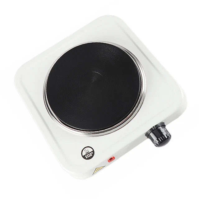 1000 W Horno Eléctrico Metal Doble Cabezal Cafetera Calefacción