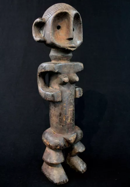 Art Afrikanisch Arte Afrika - Statuette Fetisch Zande Yanda Ex Kongo Belgisch -