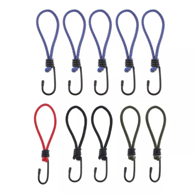 5 Pcs Bungee Hook Tie Rope - Sangles élastiques En Cordon Extensible avec