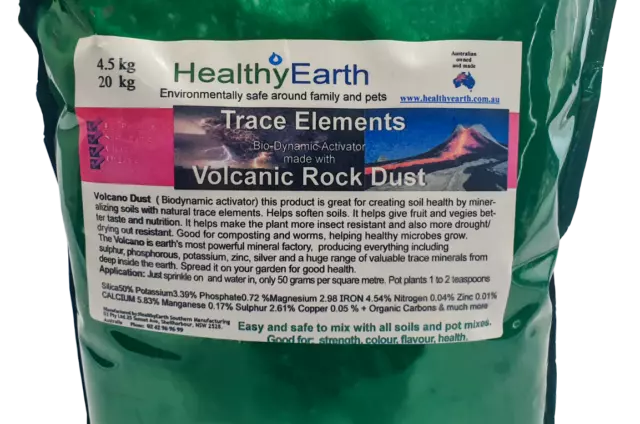 Volcanic Rock Dust 4.5kg Healthy Earth Fertilizer Natural Mineral Safe 2