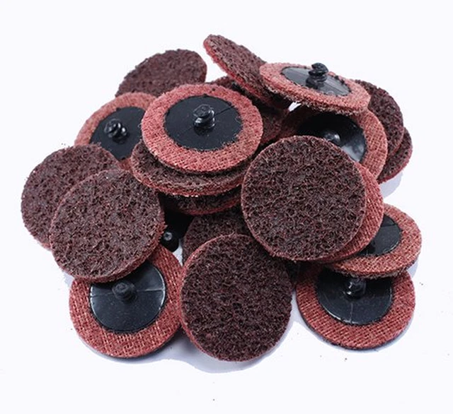 Surface Conditioning Quick Change Discs, 2" Red (Medium) Prep Pad - 25 Pack
