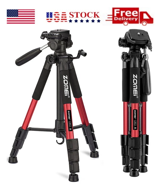 55" Professional Aluminum Alloy Camera Tripod for DSLR Canon Nikon Sony DV Video