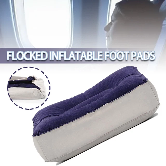 Travel Footrest Air Pillow Plane Car Leg Relax Cushion Inflatable Foot Pad p- 3