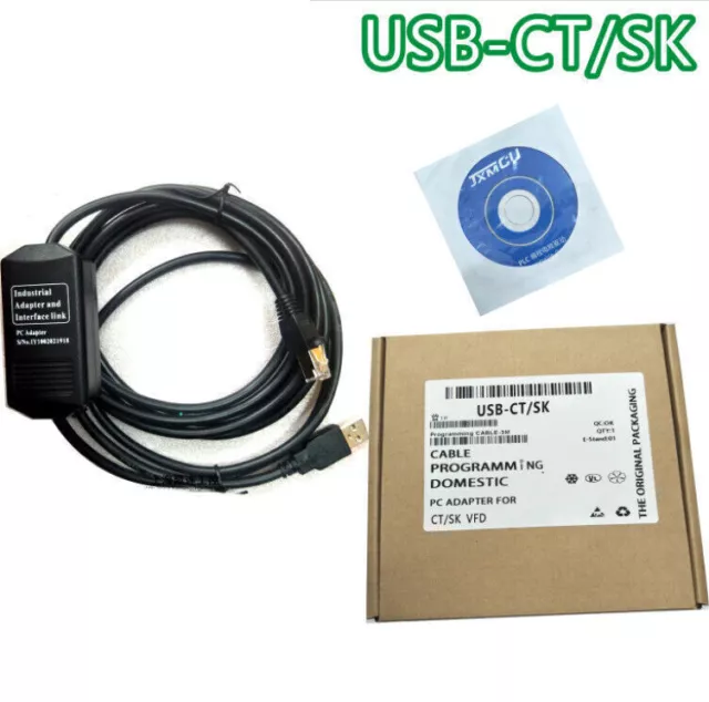 1PCS NEW FOR USB-CT/SK Programming Cable EMERSON CT SK Inverter