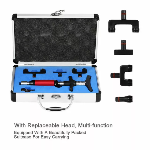 Chiropractic Adjusting Tool Spine Massage Adjusting Massager Gun 6 Levels Kits