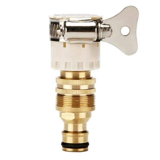 Mixer Tap Connectors To Garden Water Hose Pipe Fitting Faucet Adapter 15-23mm