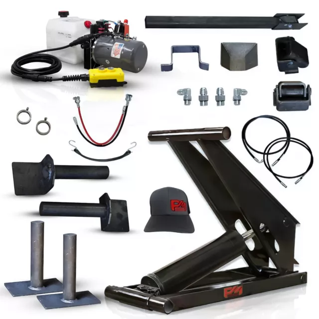 Complete Dump Trailer 8 Ton Hydraulic Scissor Hoist Kit - Hoist PH516