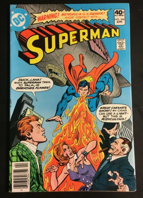 Superman 346 Ross Andru V 1 Dc Comics Giordano Justice League Batman