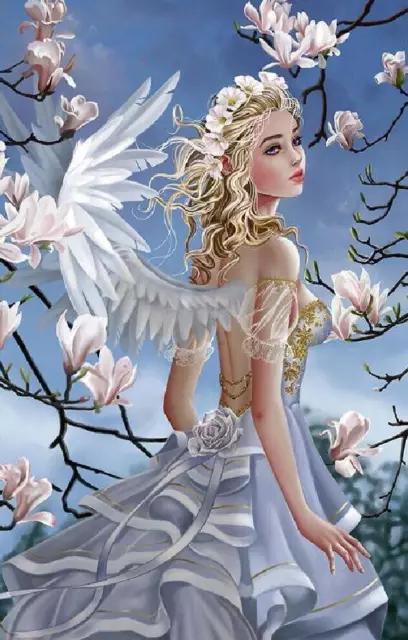 Cartoon Girls 5D DIY Full Round Drill Diamond Painting Rhinestone Art Craft