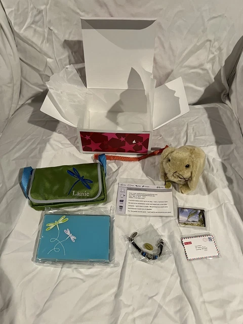 American Girl Lanie's Accessories & Bunny. Retired. New in Box.