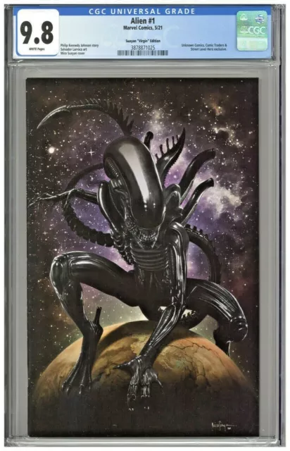 Alien #1 CGC 9.8 Mico Suayan Virgin Variant Cover Edition UCB Unknown SLHLA