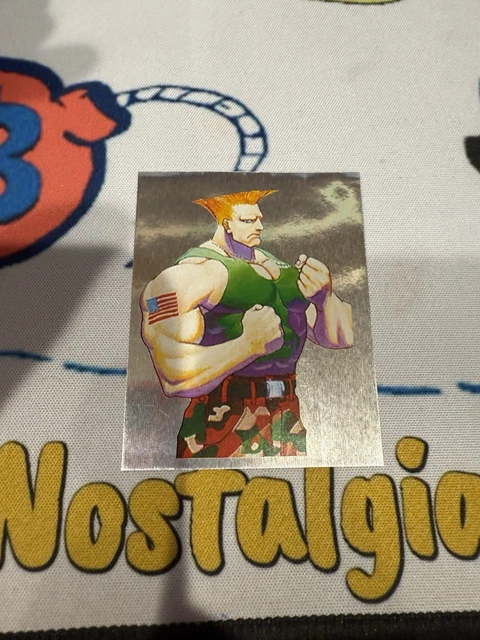 Rare Planche De Stickers SEGA Street Fighter II - 1992 - MEGADRIVE - Collection