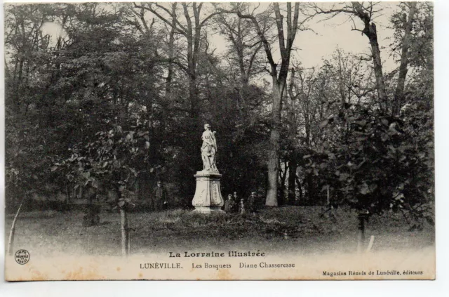 LUNEVILLE - Meurthe & Moselle - CPA 54 - Vue des Bosquets - diane Chasseresse