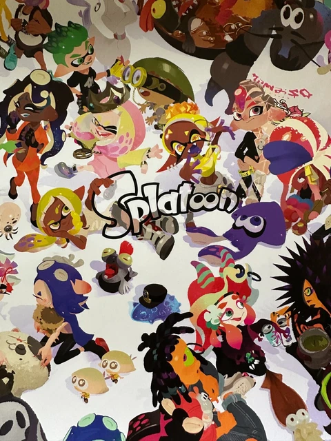 【非売品】【アメリカ限定】Splatoon 10周年記念ポスター SPLATOON 10TH ANNIVERSARY LIMITED EDITION POSTER NINTENDO