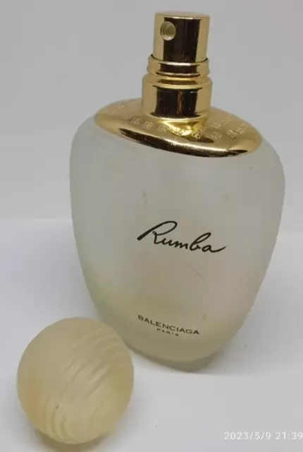 Superbe Flacon Vaporisateur Vide Rumba Balenciaga paris Eau De Toilette Vintage