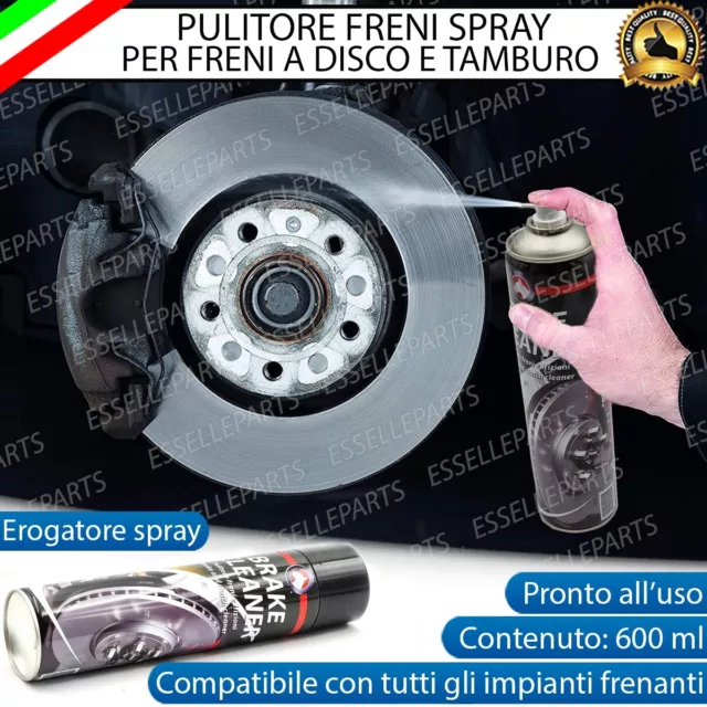 PULITORE FRENI PASTICCHE DETERGENTE SPRAY SGRASSATORE 600 ml PER HYUNDAI I10 II