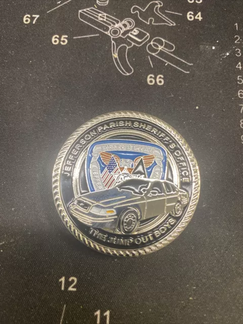 Police street crimes challenge coin