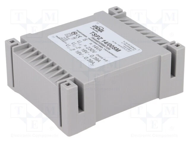 Transformator: überzogen TSPZ14/2X18V /E1DE