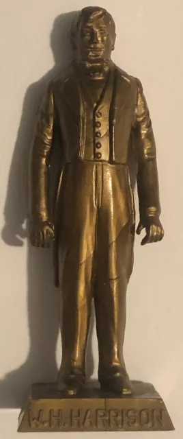 Vintage Marx Toys Presidents William Henry Harrison Gold Colored