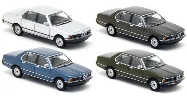 Minichamps - BMW 7er 733i - E23 Limousine PKW Modell Farbe zur Auswahl 1:87 H0