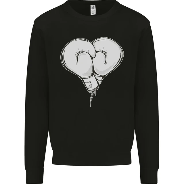 Teschio Scheletro Boxe Mma Muay Tailandese Boxer Uomo Felpa Maglione