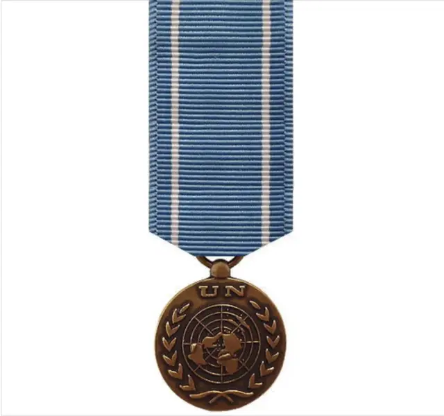 Genuine U.s. Miniature Medal: United Nation Observer
