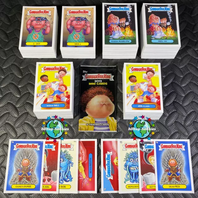 Garbage Pail Kids 2013 Mini Brand-New Series 1,2,3 Complete 396 Card Set+Wrapper