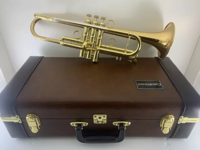 Trumpet CAROL BRASS CTR-8060H-GLS-Bb-L Balanced Model Trumpet & Case