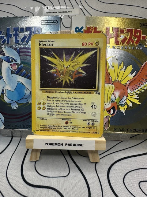 CARTE POKÉMON ÉLECTOR 15/62 EDITION 2 ED2 Fossile VF FR EUR 12,00 ...