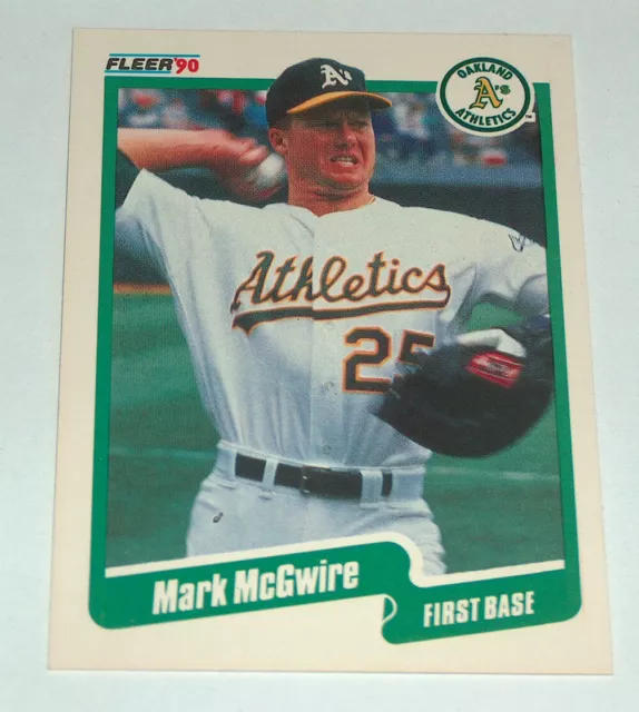 1990 Fleer 15 Mark Mcgwire Moneta Bash Bro Oakland Athletics A's MLB Baseball