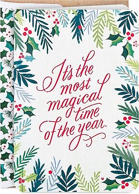 Hallmark Boxed Christmas Cards It's The Most Magical Time 16 Cards 17 Envelopes