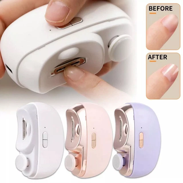 💅 50% DE RÉDUCTION ! ✨ Coupe-Ongles Électrique 2-en-1 – Coupe Précise, Polisseur Inclus & Conception Ergonomique 🔋