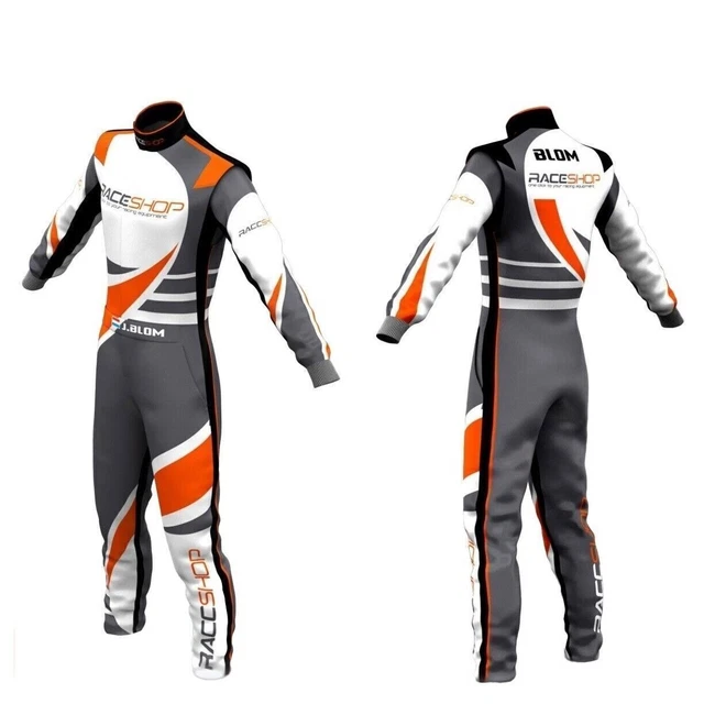Tuta Da Gara Go Kart Omologata Cik/Fia Livello 2 Con Spedizione Gratuita E...
