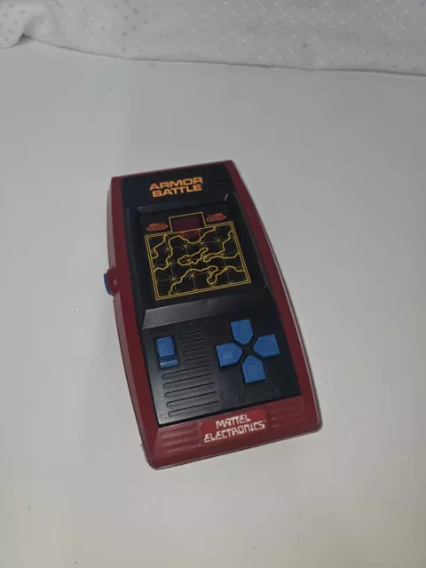 Vintage Mattel Electronics ARMOR BATTLE Hand Held Game 1978 Tested