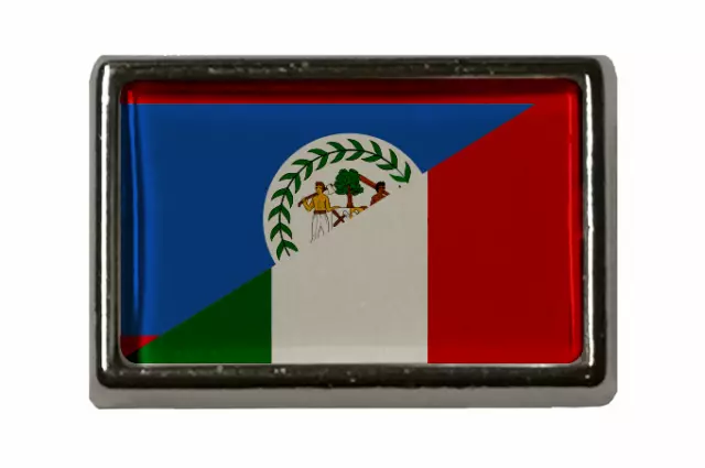 Pin Belize-Italien Flaggenpin Anstecker Anstecknadel Fahne Flagge