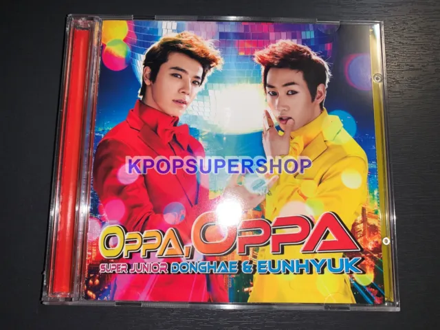 Super Junior Donghae Eunhyuk Single Album Oppa Oppa CD DVD Great Rare Japan Ver
