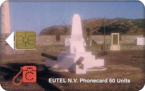 N°480 Rare Telecarte St Eustache / 1996 / 2000 Ex. / Rare Telecard St Eustatius